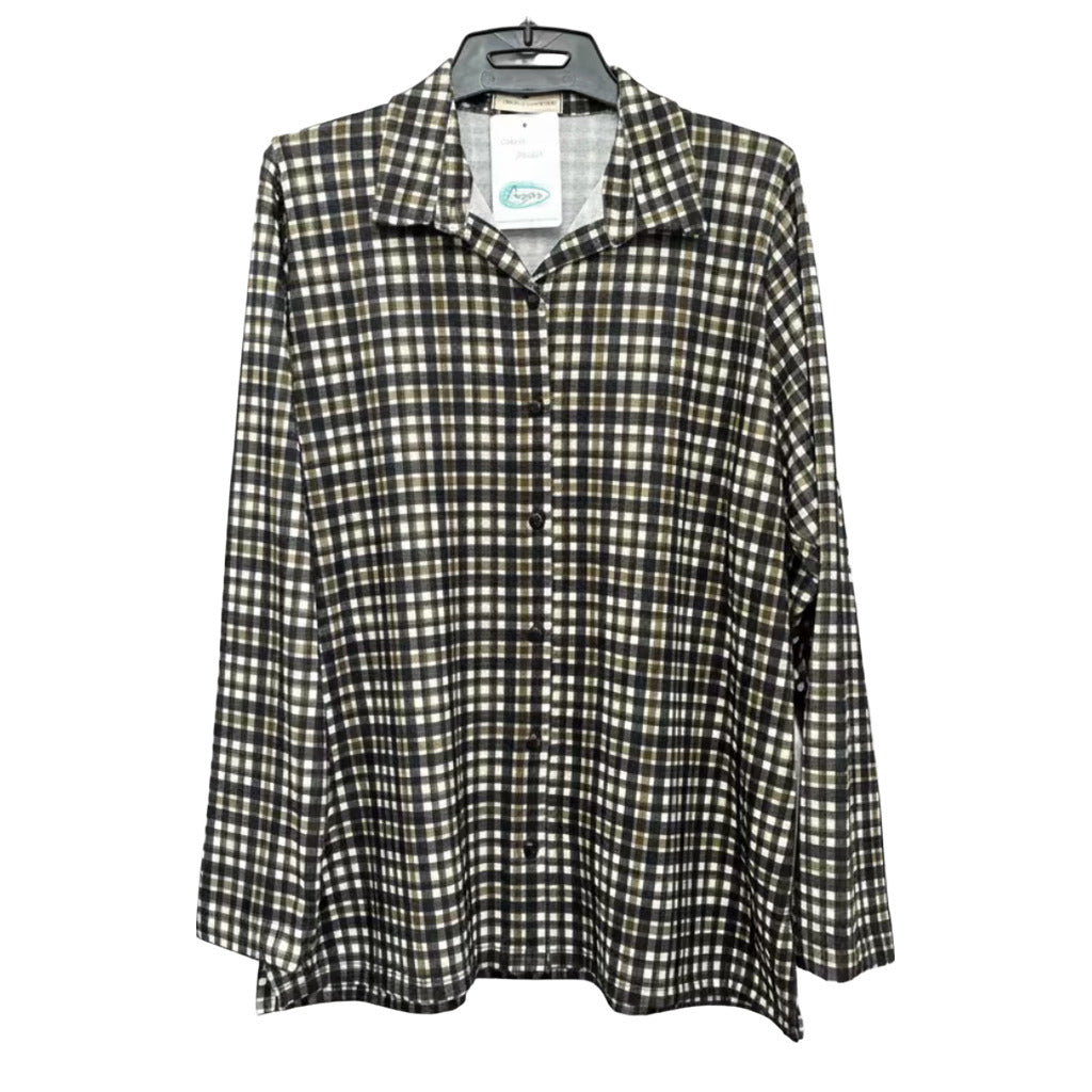 Camisa Málaga sobre fondo blanco para mujer Angara Moda