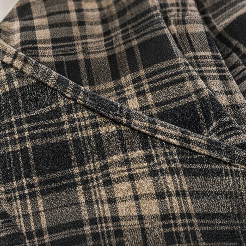 Detalle del tejido de Vestido Orense para mujer Angara Moda