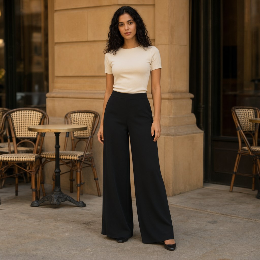 Pantalón Lugo con una modelo para mujer Angara Moda
