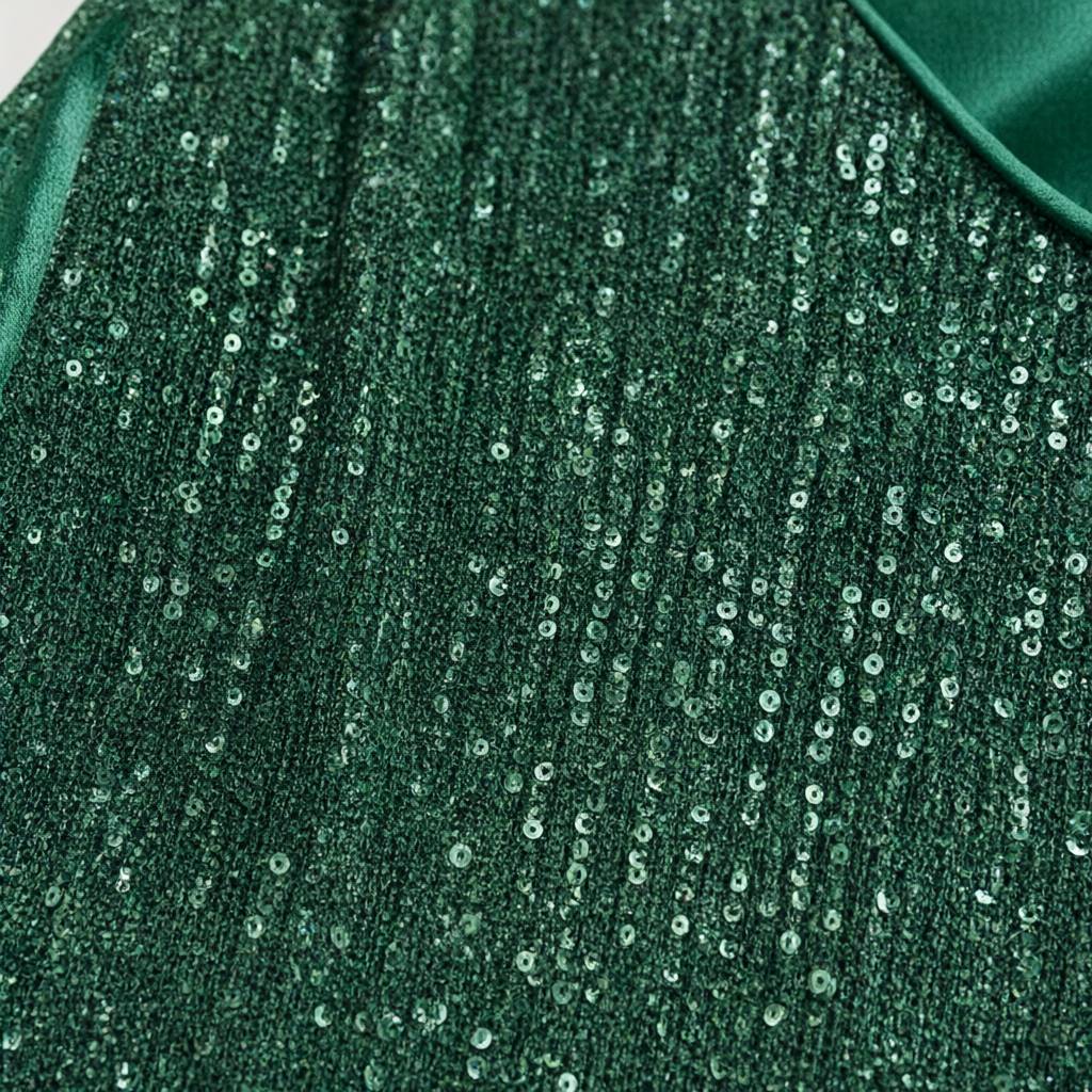 Detalle del tejido de Camiseta cascada para mujer Angara Moda