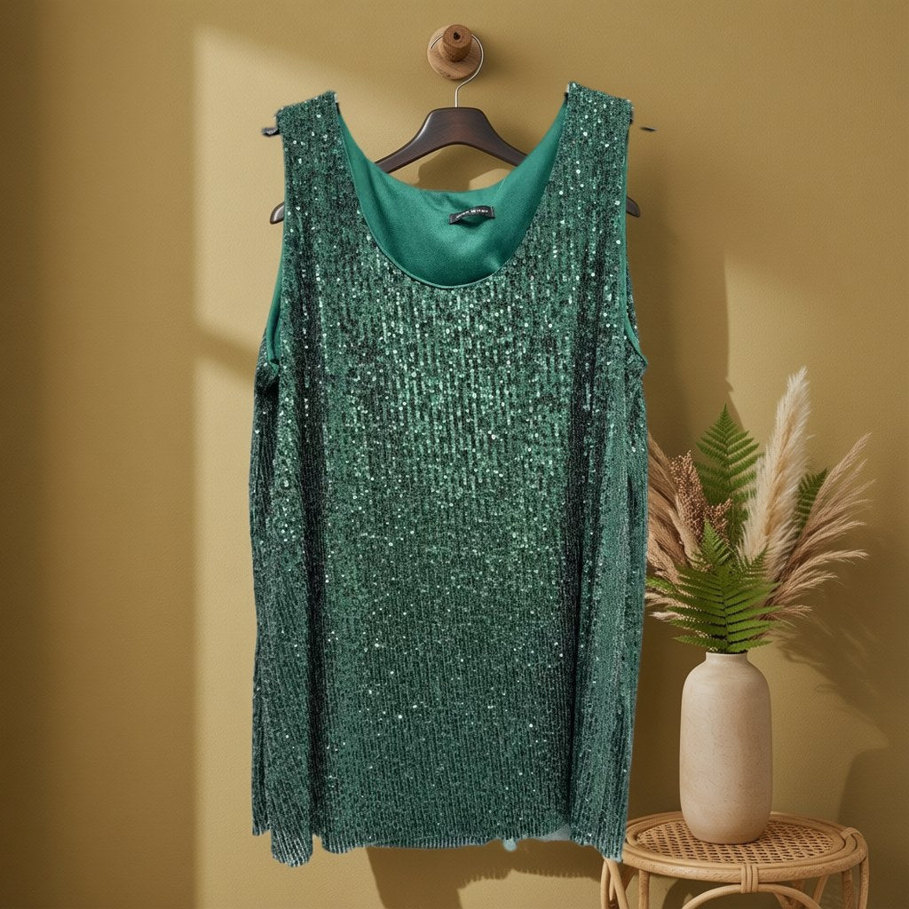 Camiseta cascada colgada en un ambiente para mujer Angara Moda
