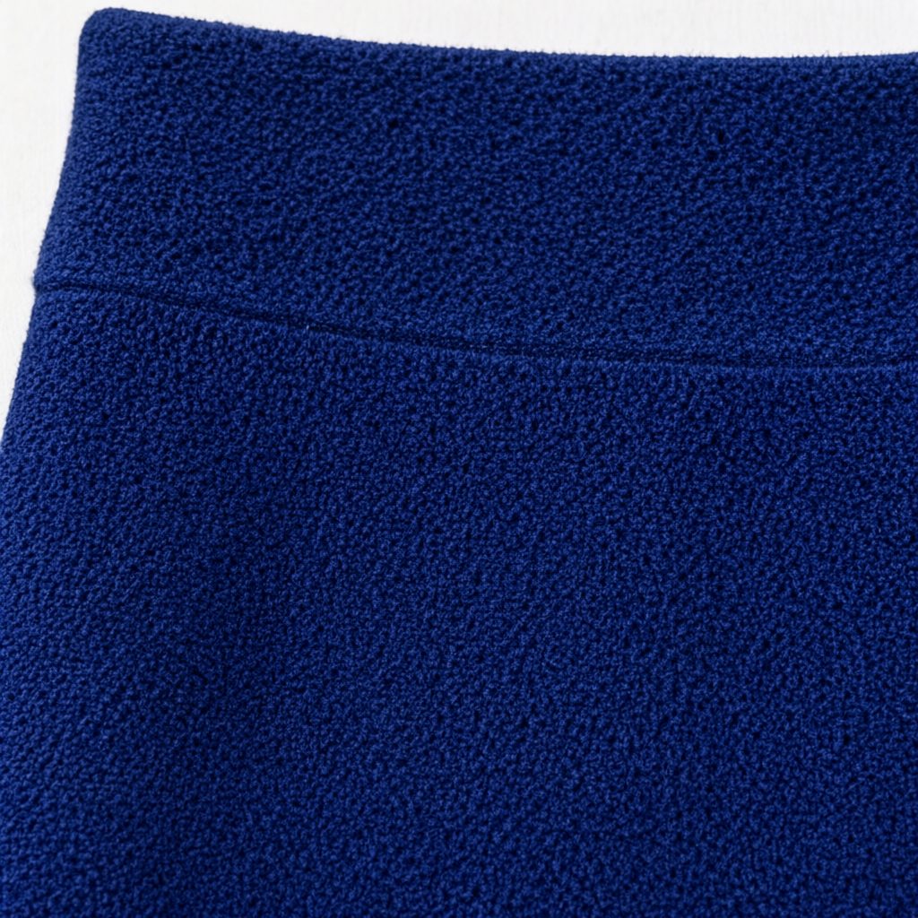 Detalle del tejido de Pantalón gold Apple para mujer Angara Moda