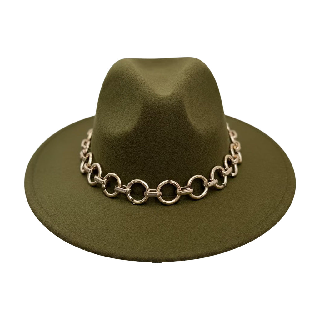 Sombrero fasmido sobre fondo blanco para mujer Angara Moda