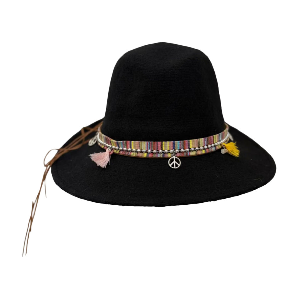 Sombrero Canutillo sobre fondo blanco para mujer Angara Moda