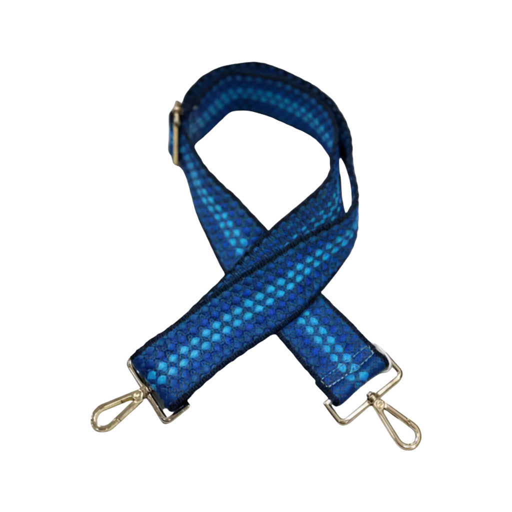 Asa zapatero en color Azul marino sobre fondo blanco para mujer Angara Moda