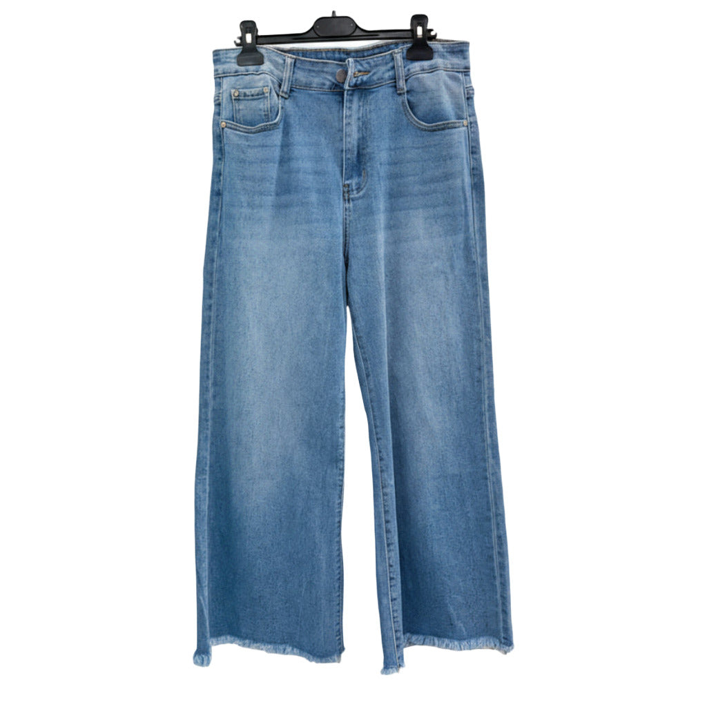 Pantalón Vaquero Ira en color único sobre fondo blanco para mujer Angara Moda