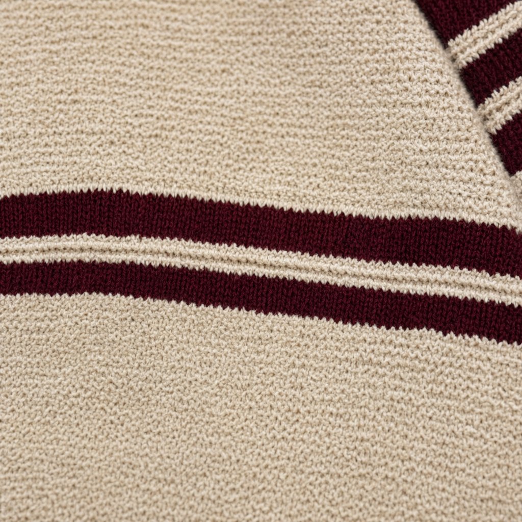Detalle del tejido de Jersey lipari para mujer Angara Moda