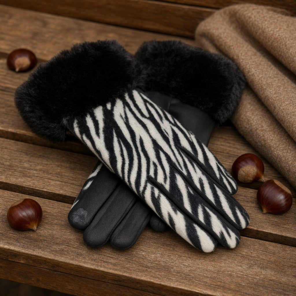 Guantes Támesis sobre una superficie para mujer Angara Moda