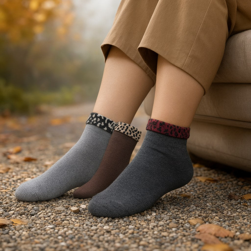 Calcetines loto con una modelo para mujer Angara Moda