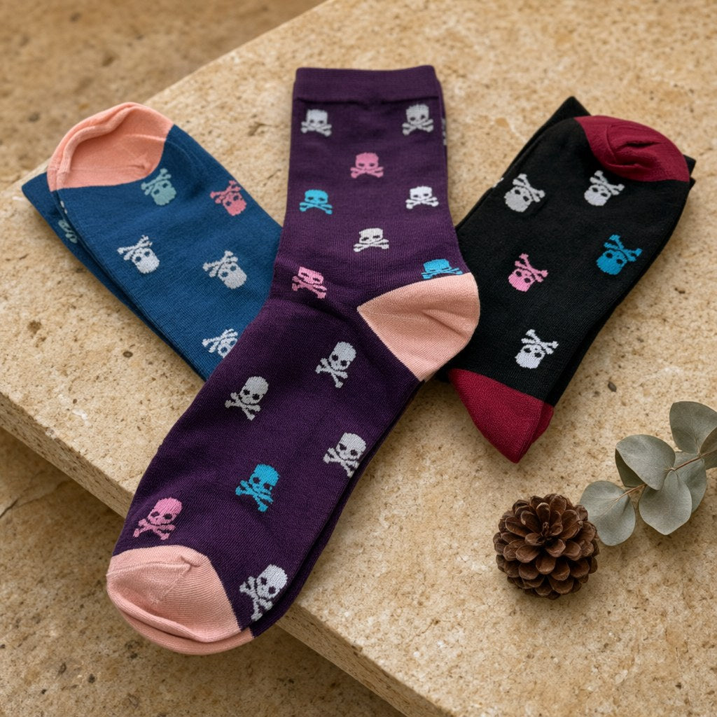 Calcetines iris sobre una superficie para mujer Angara Moda
