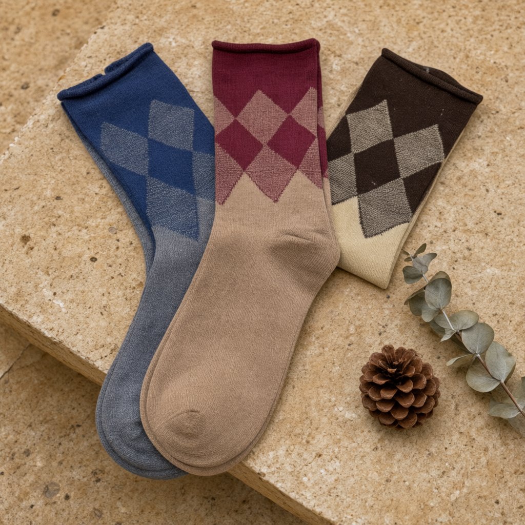 Calcetines Hombre cala sobre una superficie para mujer Angara Moda