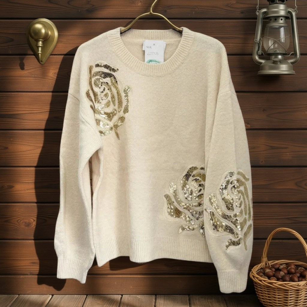 Jersey lotus colgada en un ambiente para mujer Angara Moda