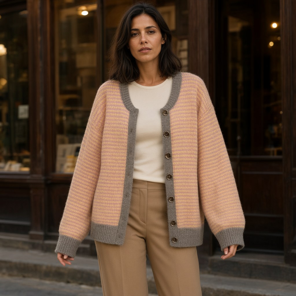 Chaqueta zinia con una modelo para mujer Angara Moda