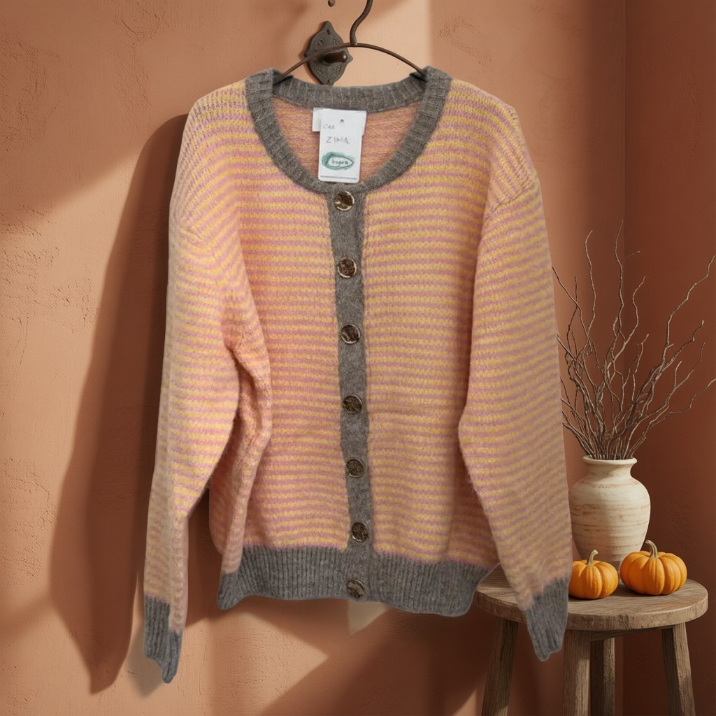Chaqueta zinia colgada en un ambiente para mujer Angara Moda