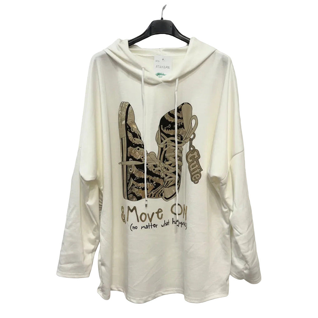 Sudadera atakama sobre fondo blanco para mujer Angara Moda