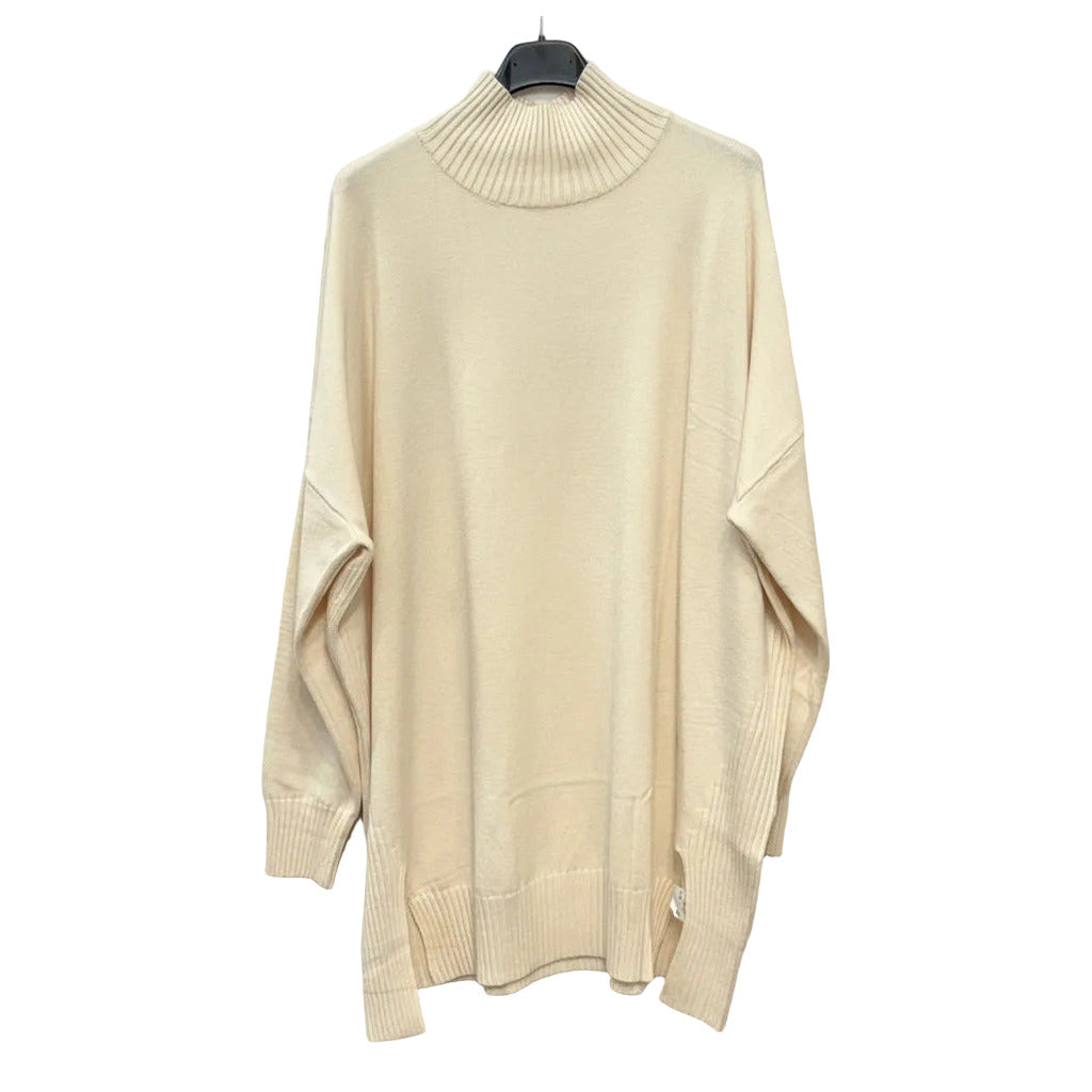 Jersey taklamakan en color Beige sobre fondo blanco para mujer Angara Moda