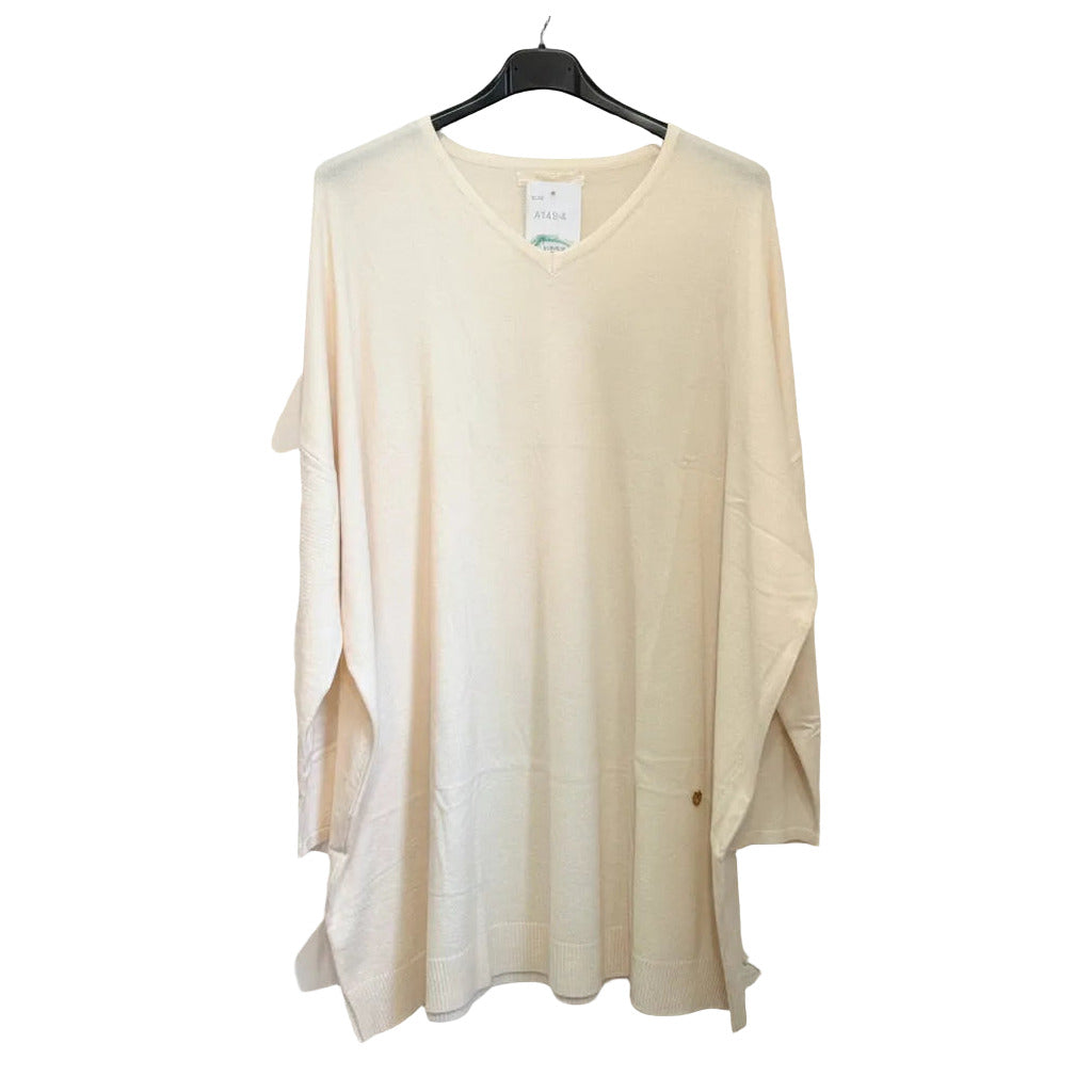 Jersey arabia sobre fondo blanco para mujer Angara Moda