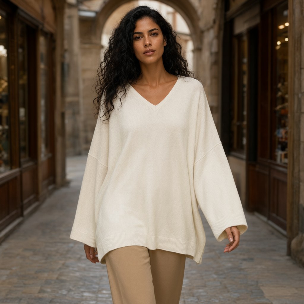 Jersey arabia con una modelo para mujer Angara Moda