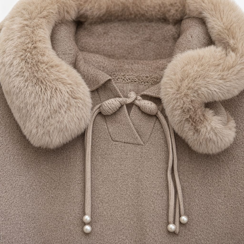 Detalle del tejido de Jersey simpson para mujer Angara Moda