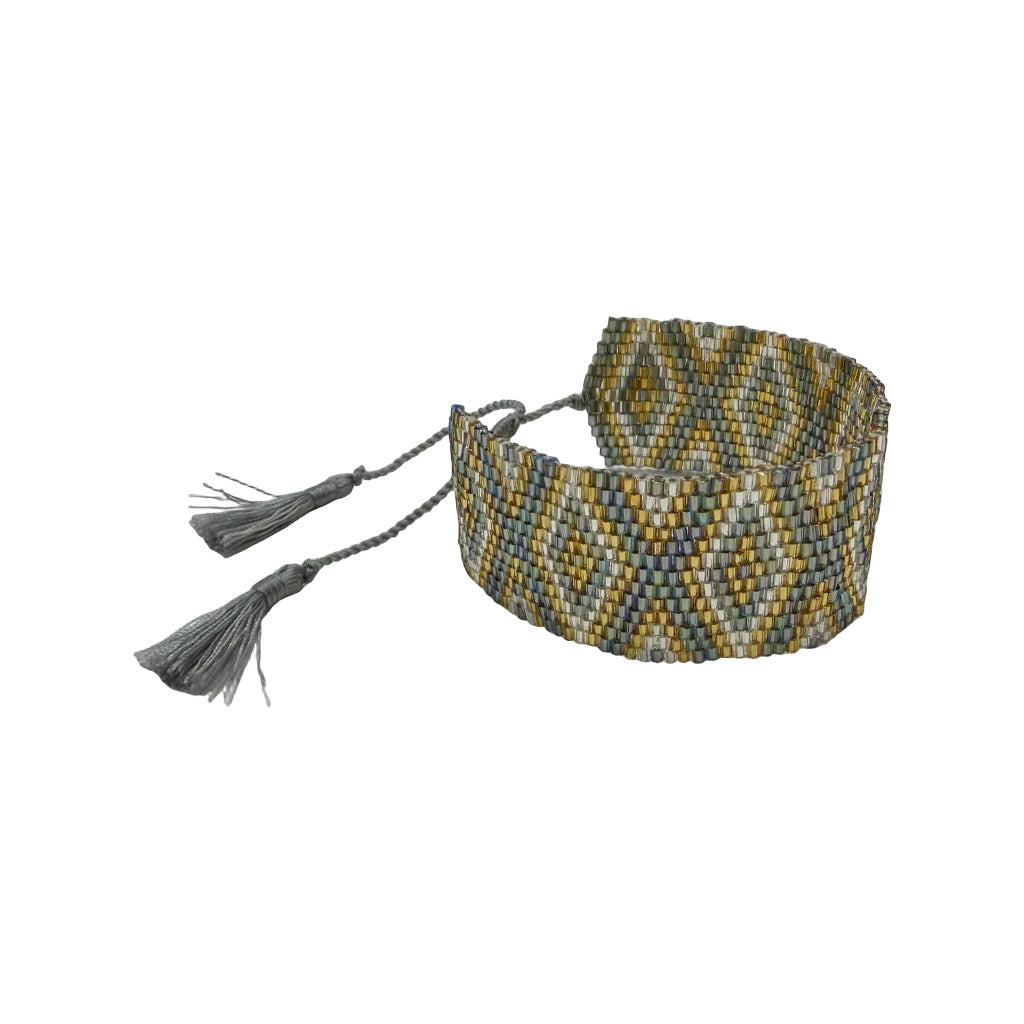 Pulsera icnita en color Gris sobre fondo blanco para mujer Angara Moda