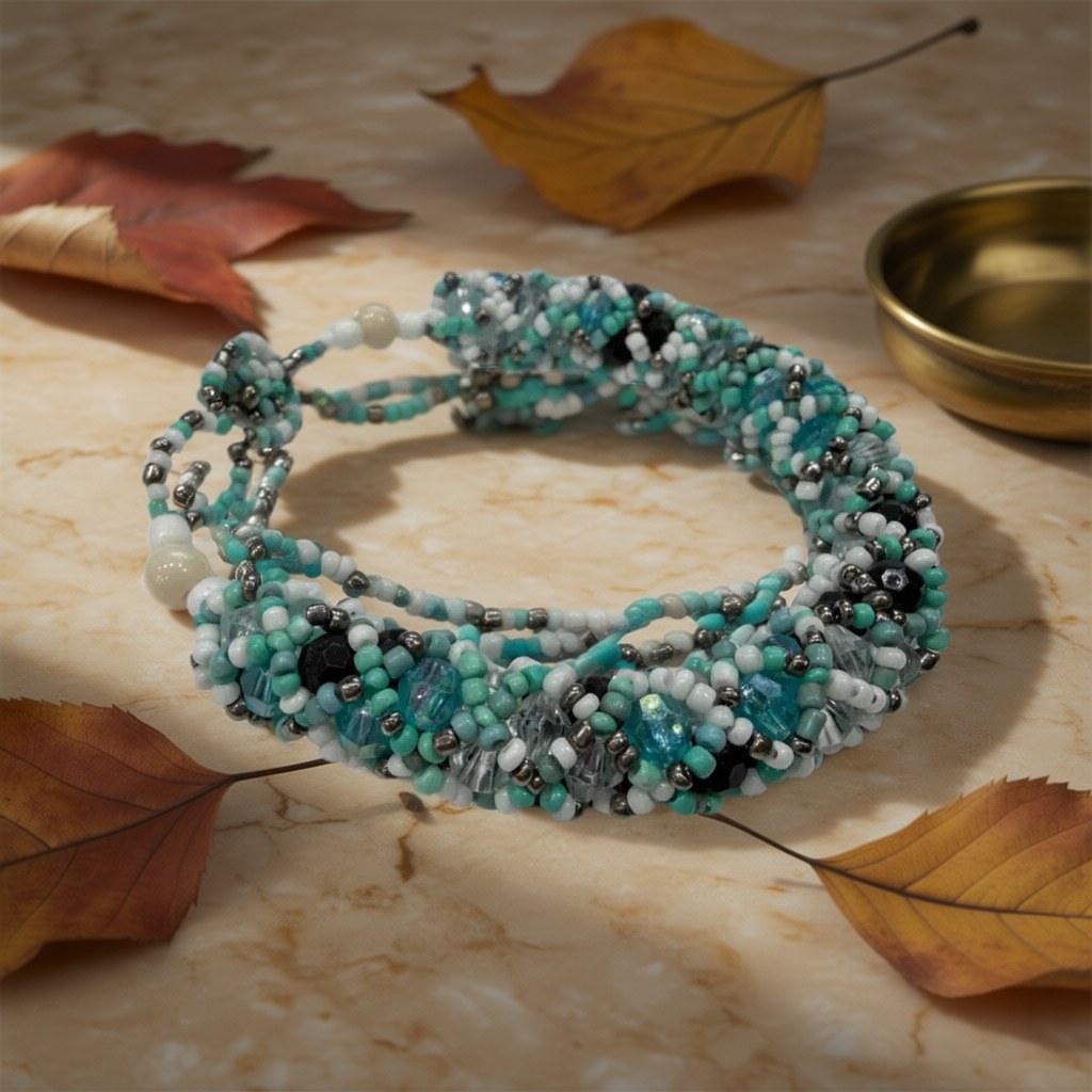 Pulsera belemnite sobre una superficie para mujer Angara Moda