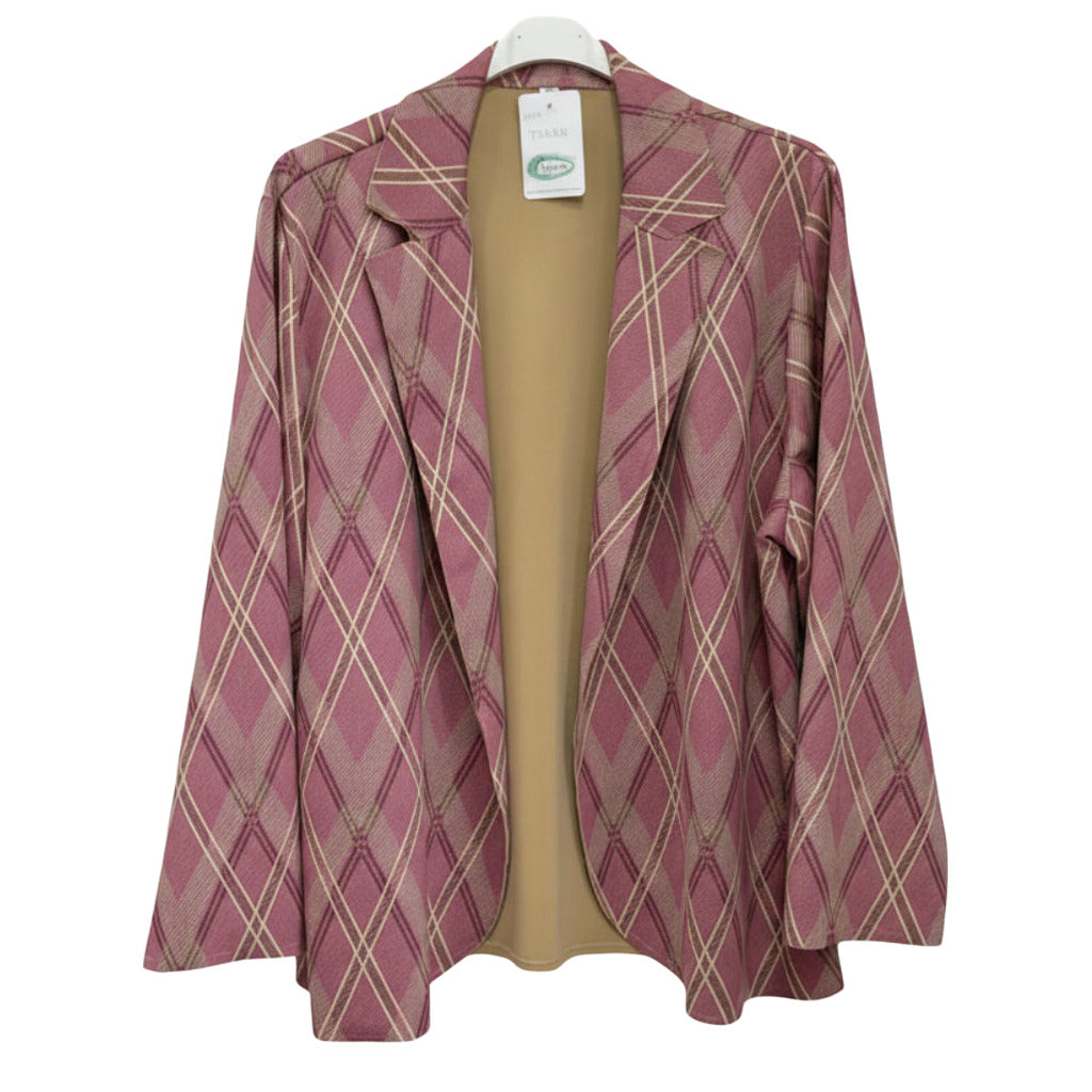 Blazer tucan en color Rosa sobre fondo blanco para mujer Angara Moda
