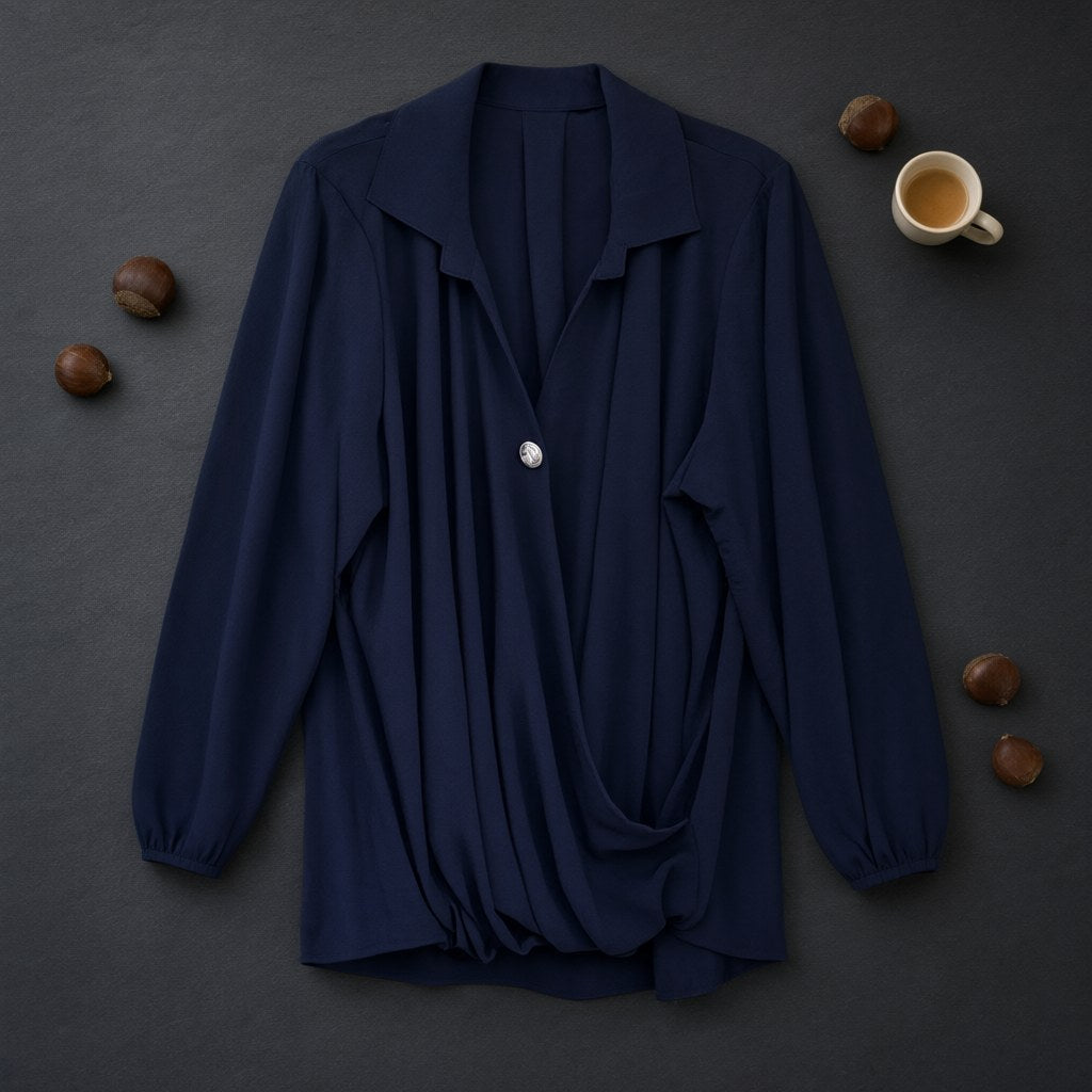 Blusa quetzal desde arriba para mujer Angara Moda