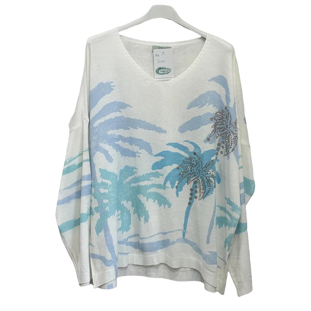 Jersey juno sobre fondo blanco para mujer Angara Moda