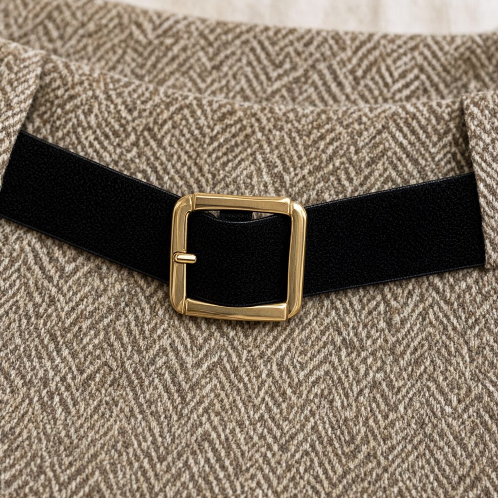 Detalle del tejido de Falda larga limona para mujer Angara Moda