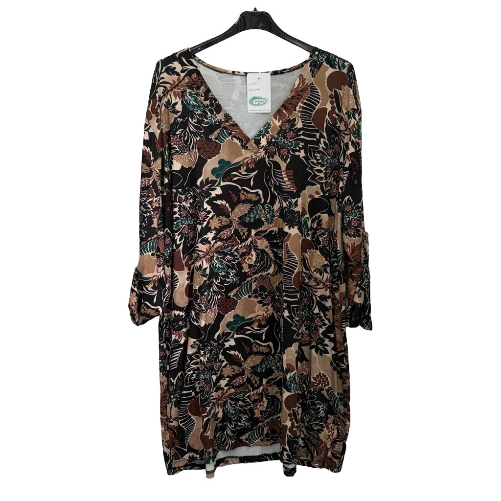 Vestido midi gaucha en color Verde agua sobre fondo blanco para mujer Angara Moda