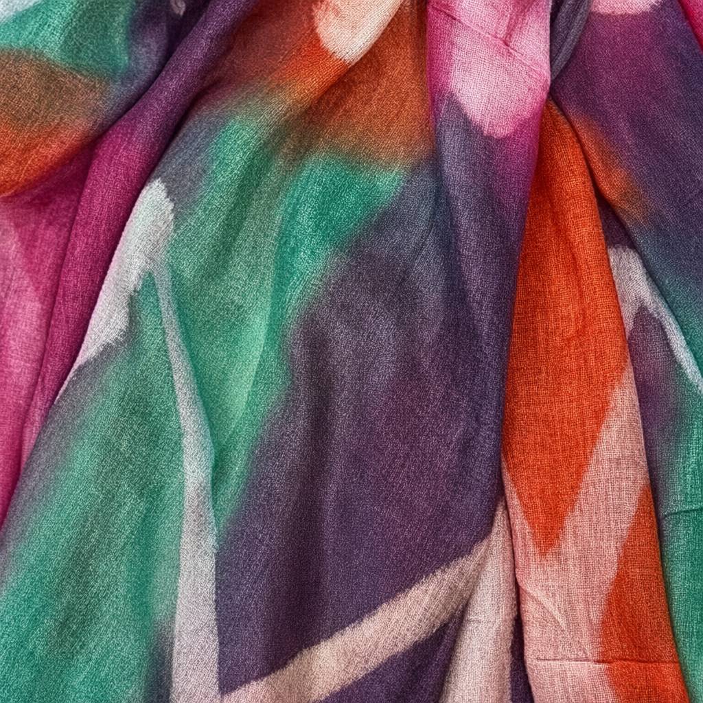 Detalle de Pañuelo eucalipto para mujer Angara Moda