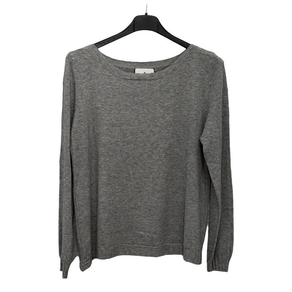 Jersey tordo bis sobre fondo blanco para mujer Angara Moda
