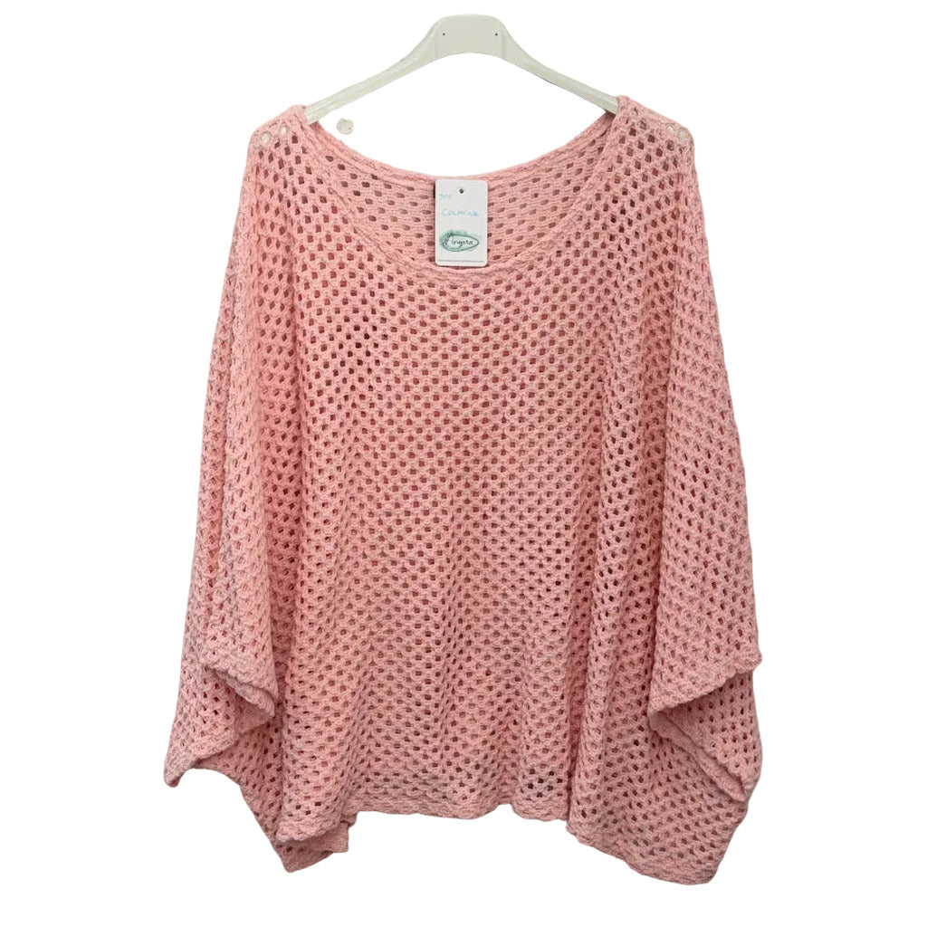 Jersey colmena sobre fondo blanco para mujer Angara Moda