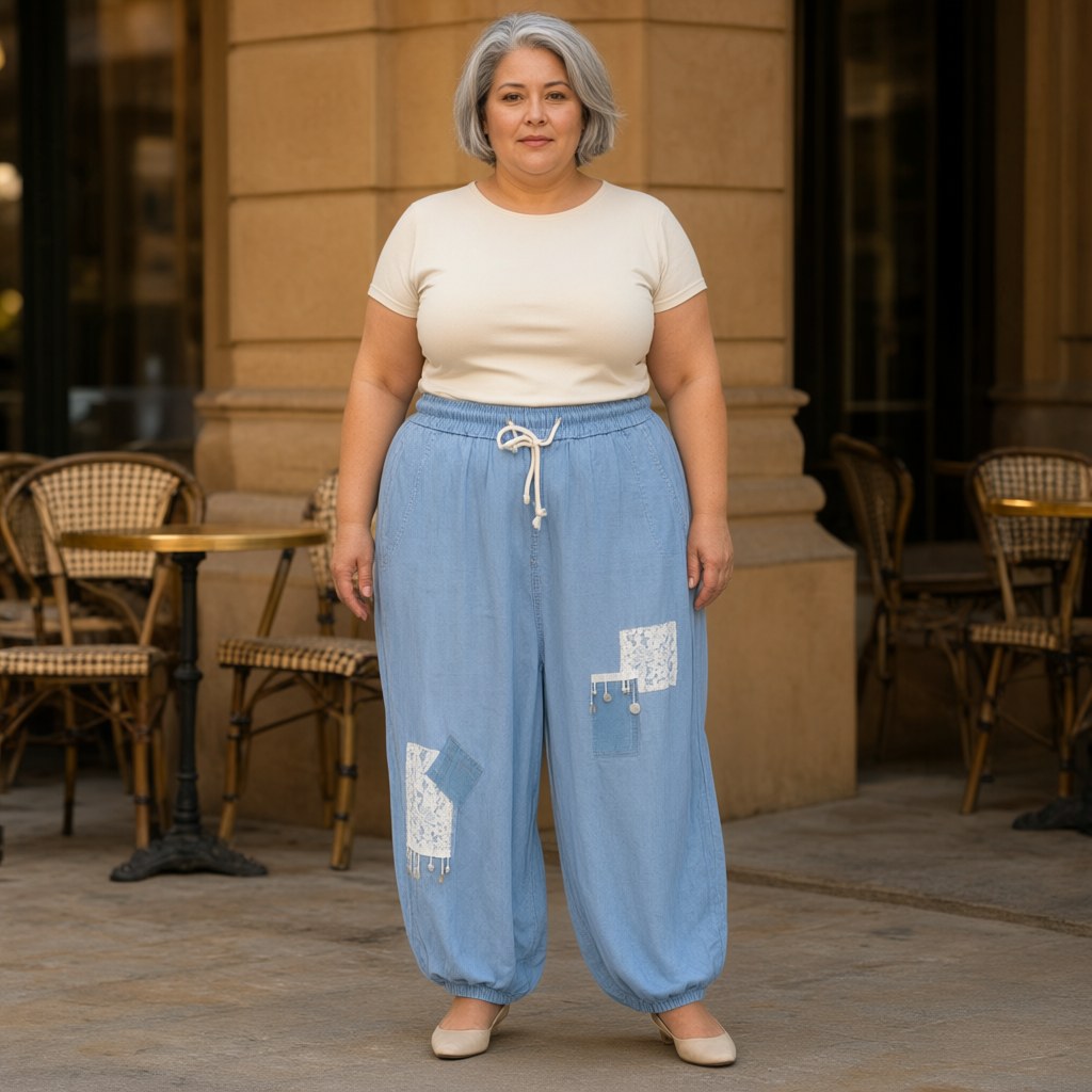 Pantalón luciano con una modelo para mujer Angara Moda