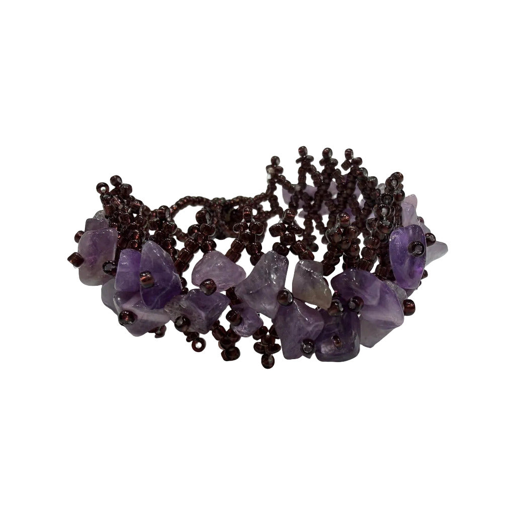 Pulsera Tejedora sobre fondo blanco para mujer Angara Moda