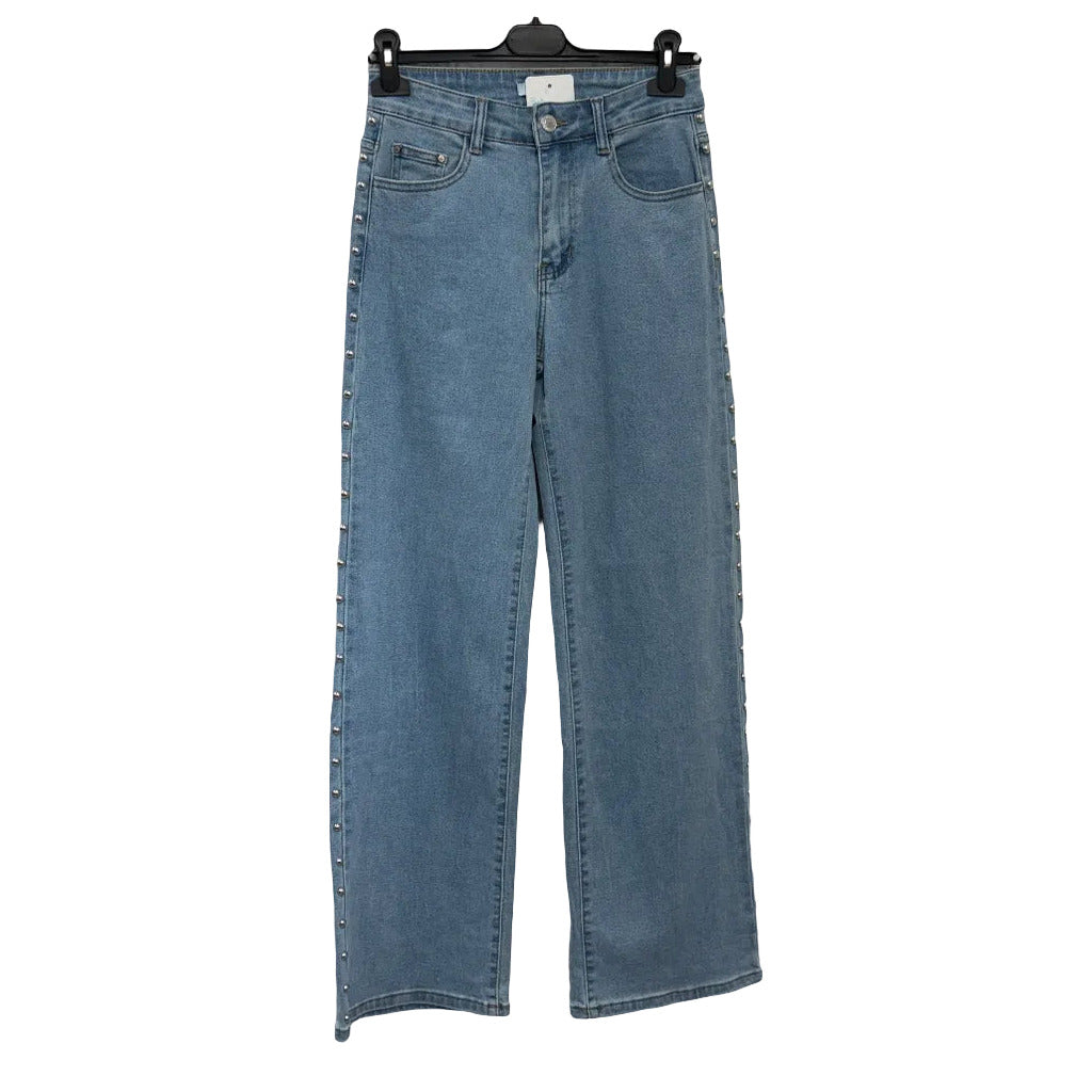 Pantalón Vaquero sorrento en color único sobre fondo blanco para mujer Angara Moda