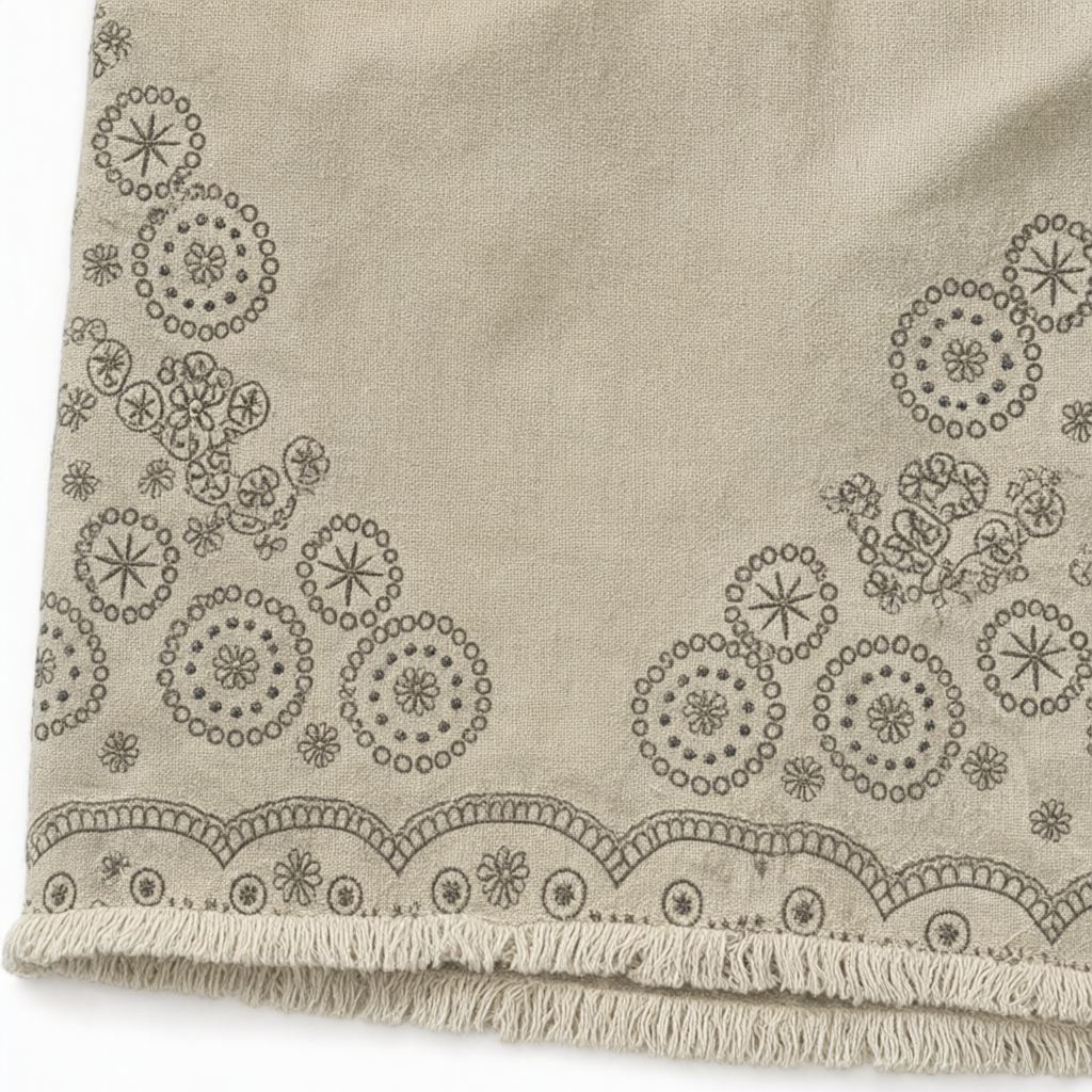 Detalle del tejido de Pantalón Vaquero napoles para mujer Angara Moda