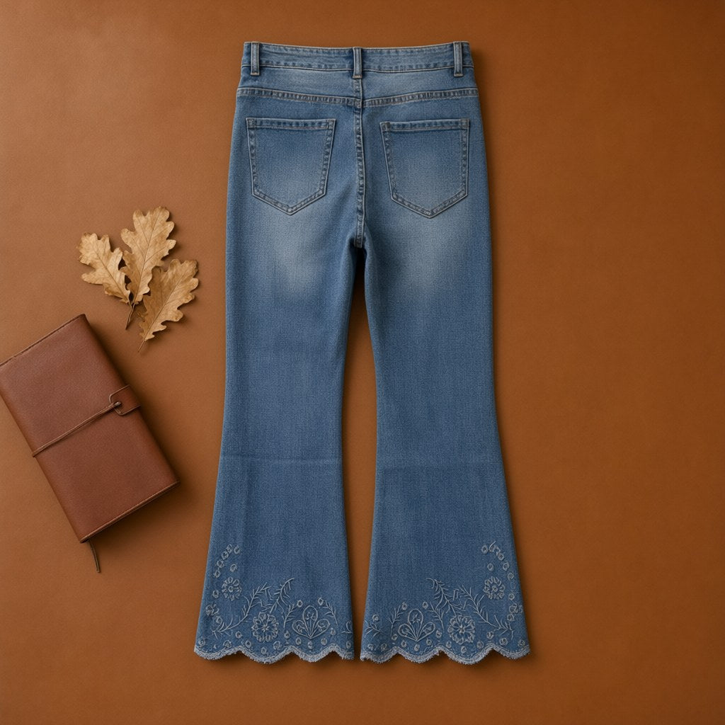 Pantalón Vaquero salvador desde arriba para mujer Angara Moda