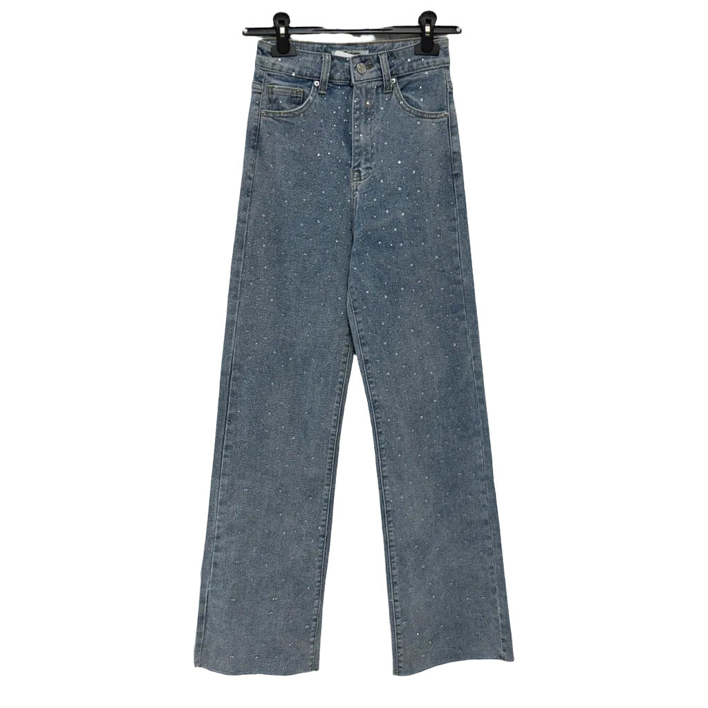Pantalón vaquero tulum en color único sobre fondo blanco para mujer Angara Moda