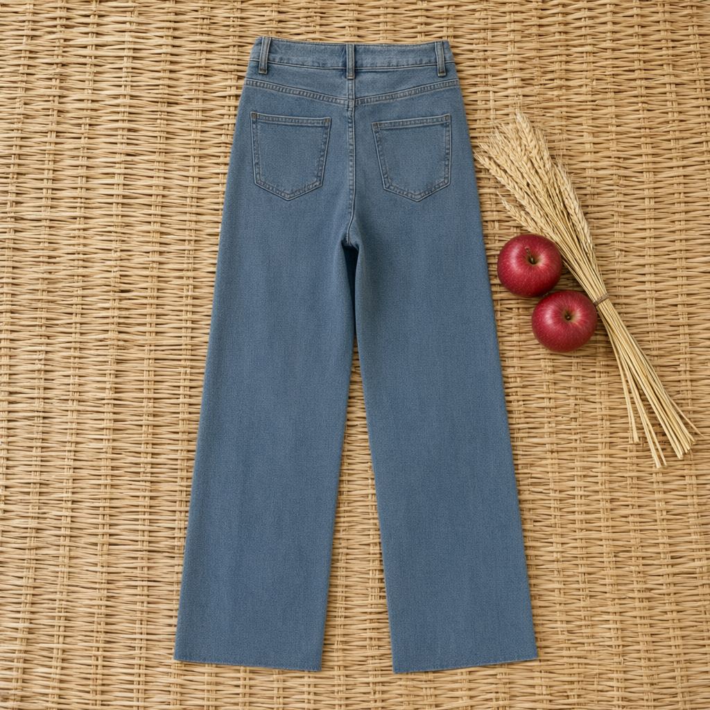 Pantalón vaquero tulum desde arriba para mujer Angara Moda