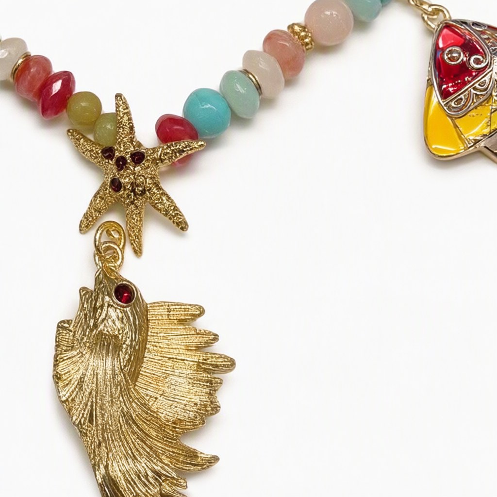 Detalle de Collar esplendorosa para mujer Angara Moda