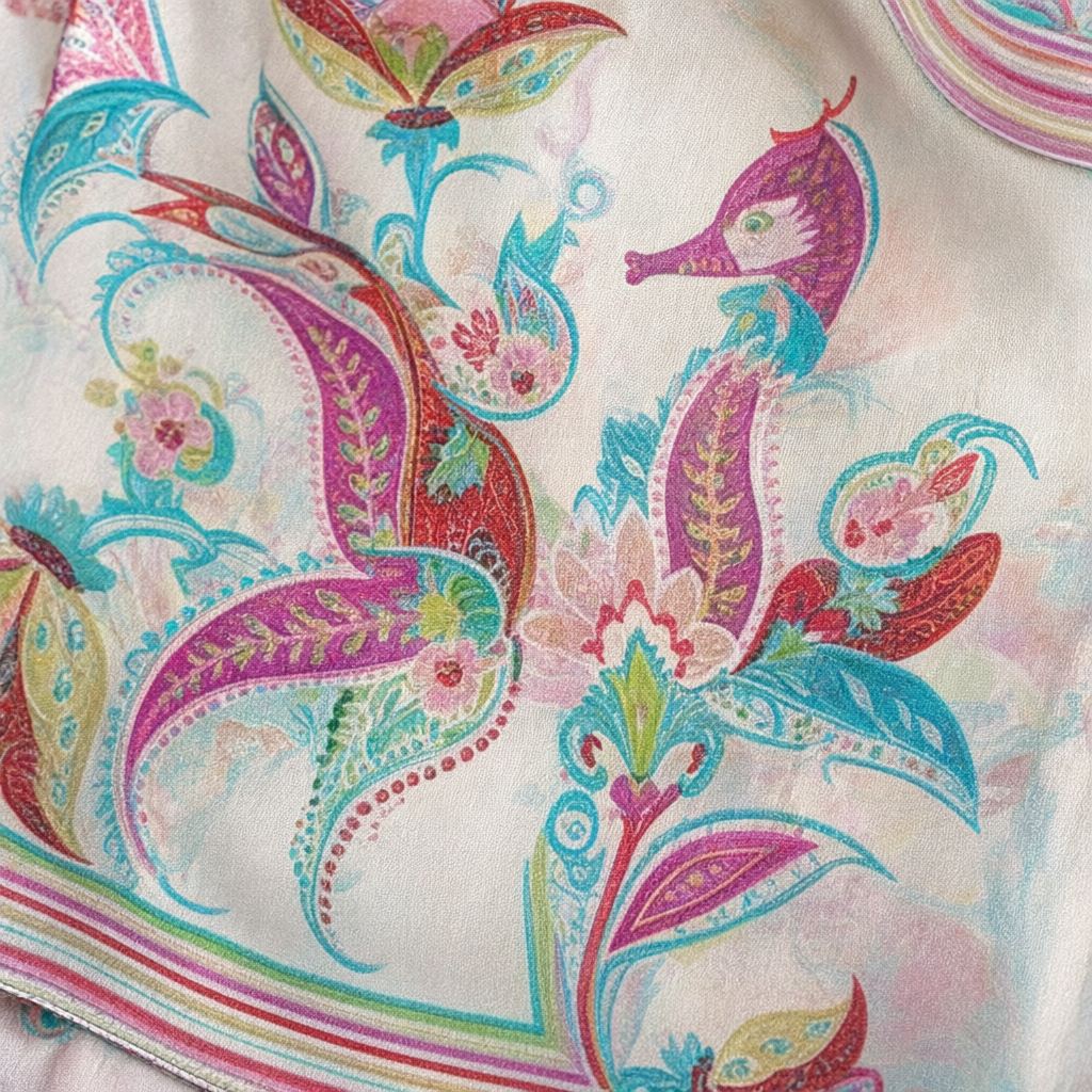 Detalle de Pañuelo caballito para mujer Angara Moda