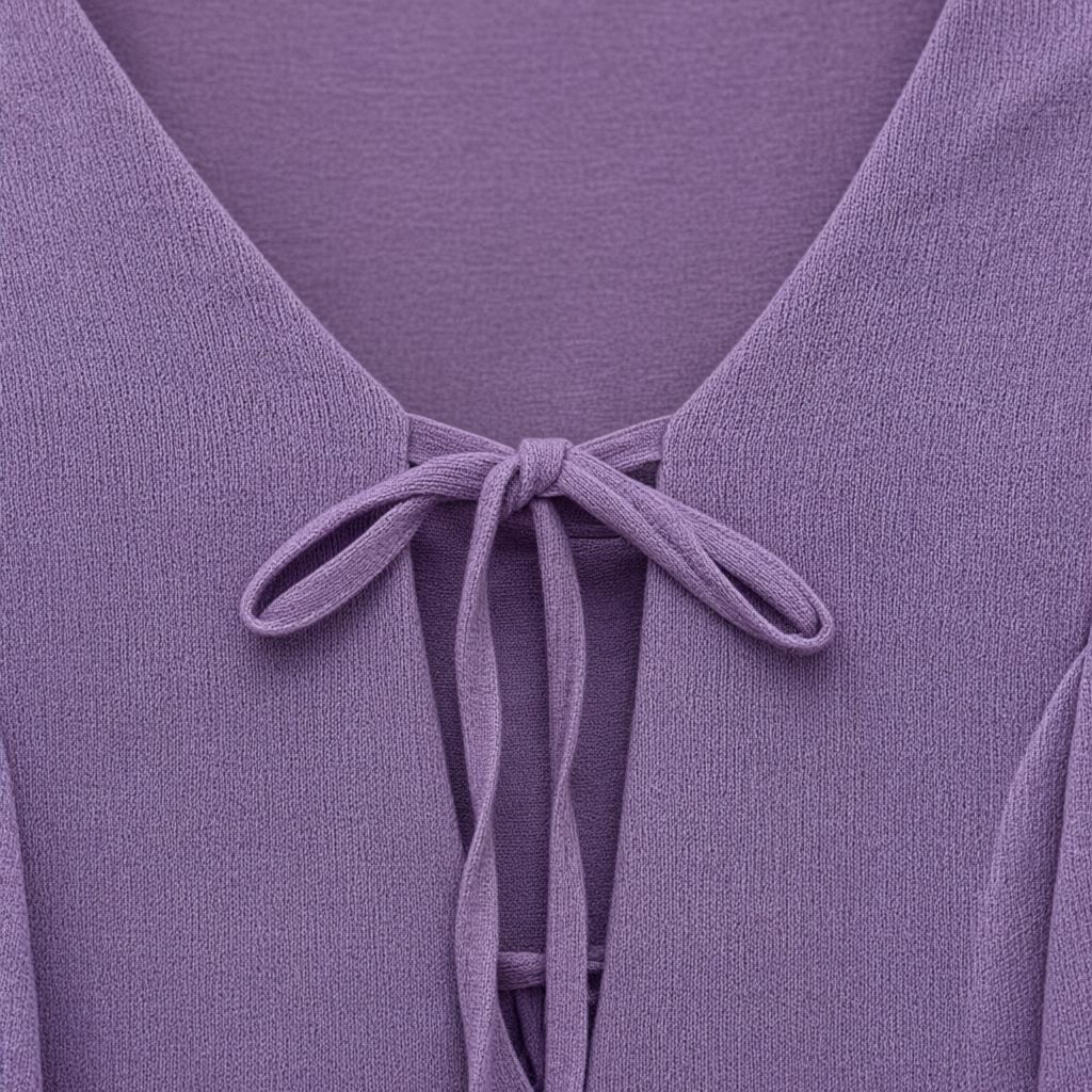 Detalle del tejido de Blusa susana para mujer Angara Moda