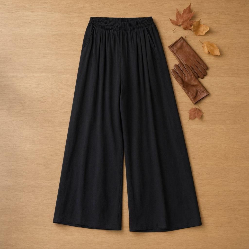 Pantalones palazzo capricornio desde arriba para mujer Angara Moda