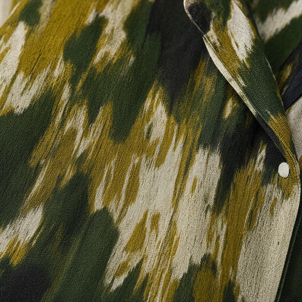 Detalle del tejido de Camisa davinci para mujer Angara Moda