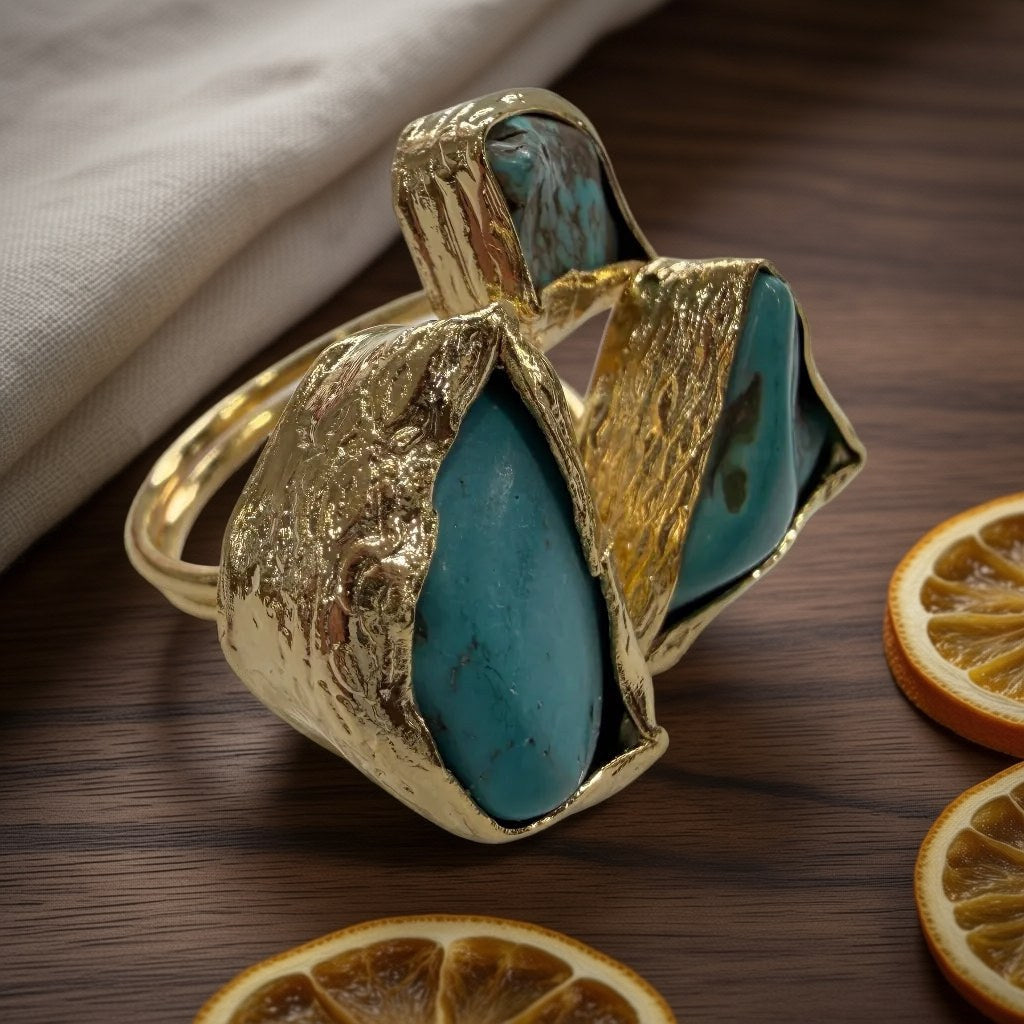 Anillo castro sobre una superficie para mujer Angara Moda