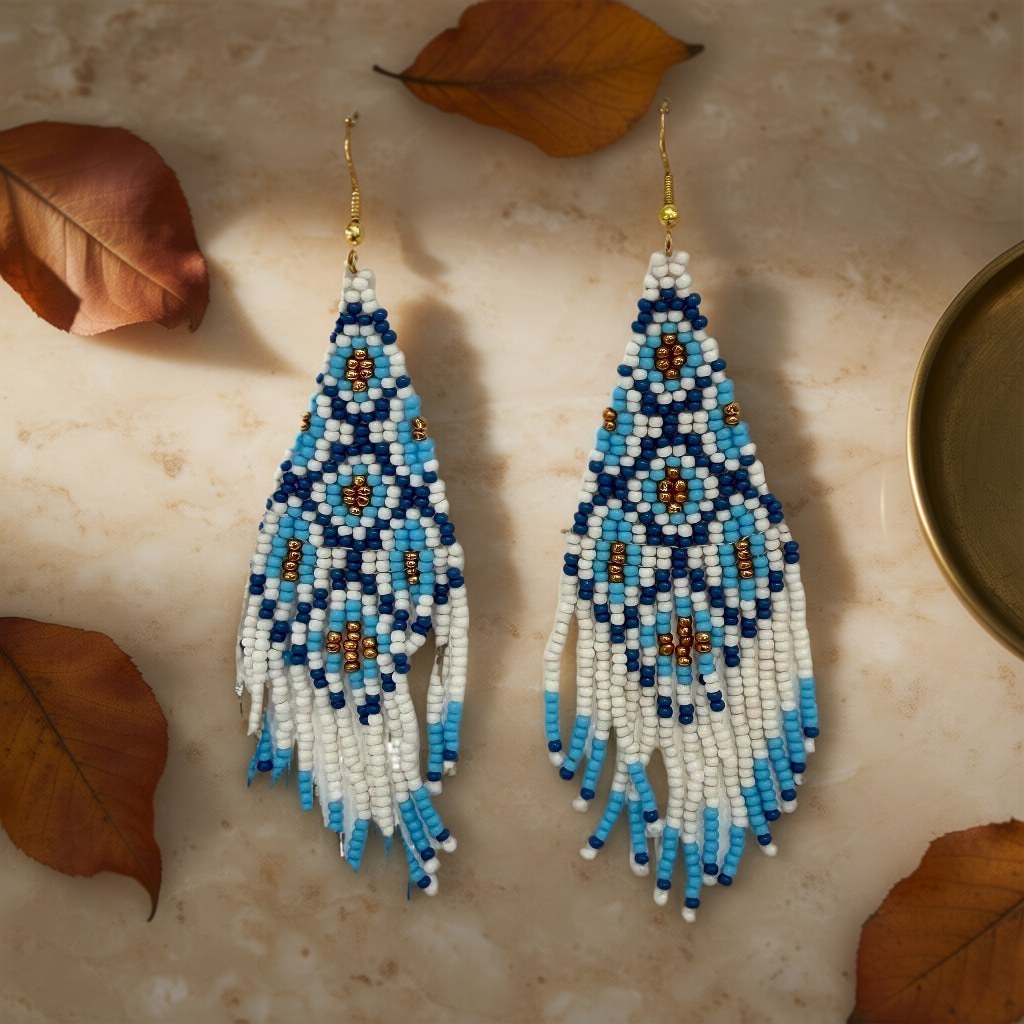 Pendientes penyuqui4 sobre una superficie para mujer Angara Moda