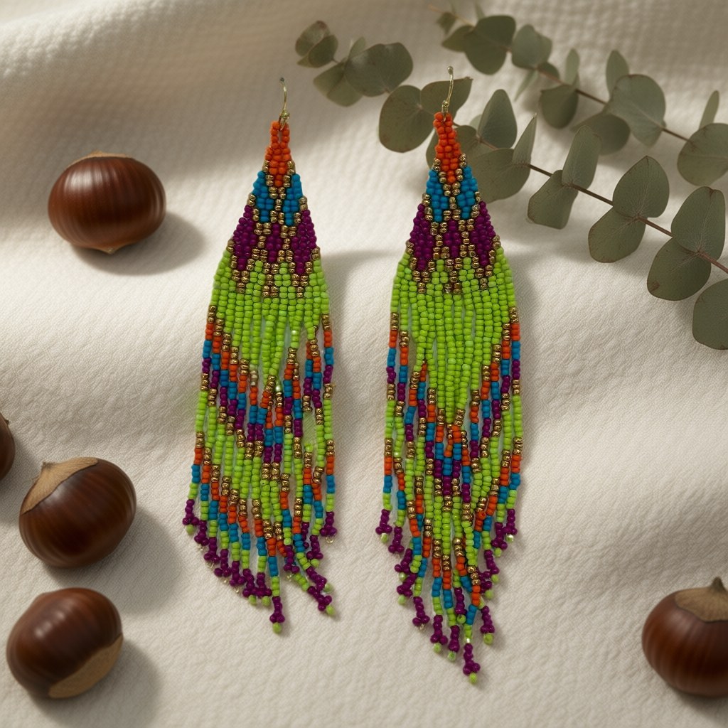 Pendientes penyuqui5 sobre una superficie para mujer Angara Moda