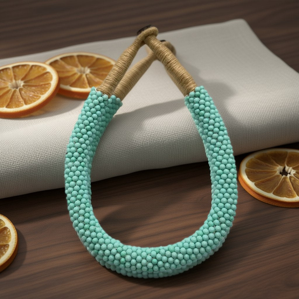 Collar elefante2 sobre una superficie para mujer Angara Moda