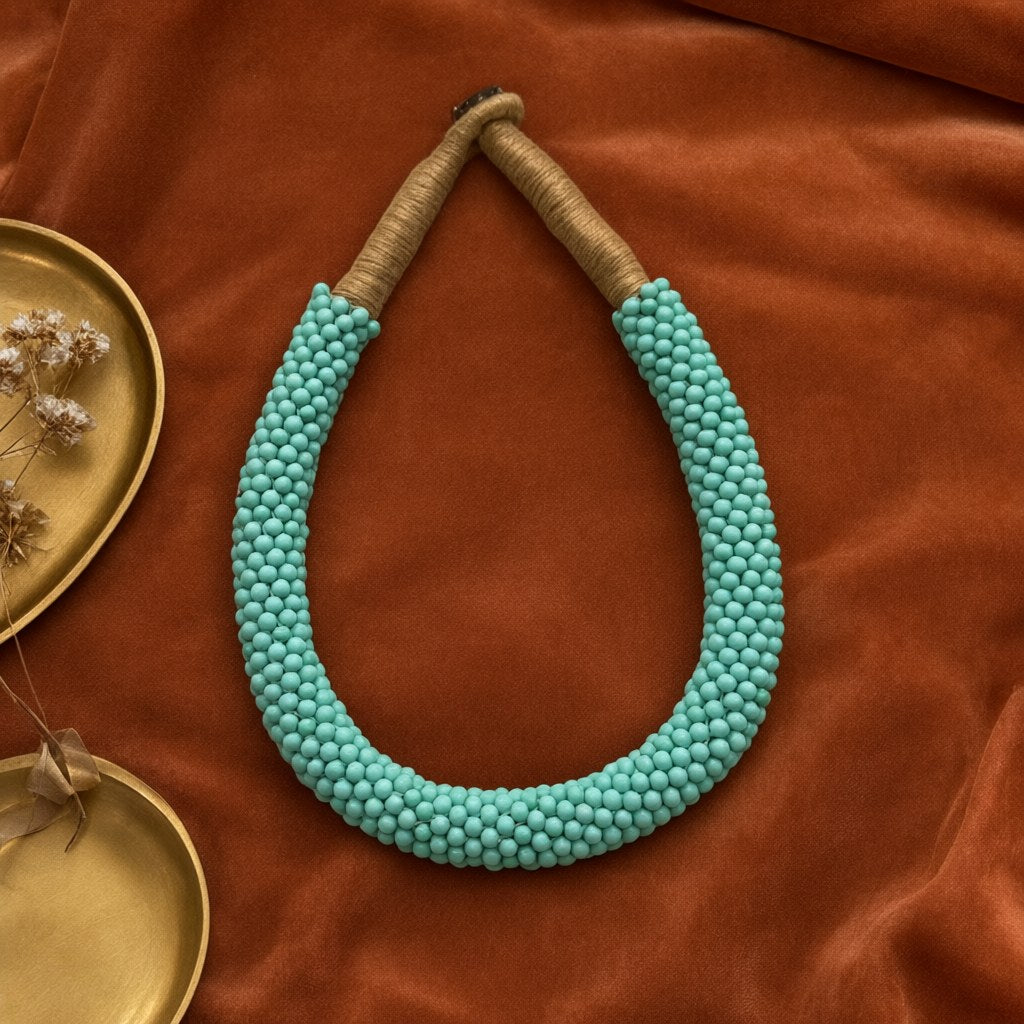 Collar elefante2 desde arriba para mujer Angara Moda
